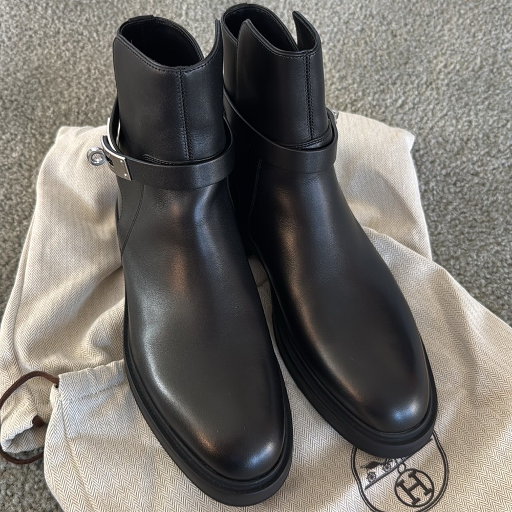 New Hermes women veo ankle boot size 39 - Picture 2 of 4